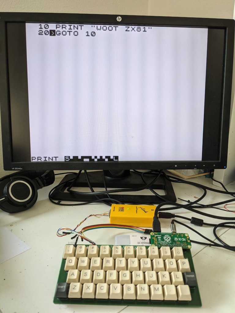 Board running an emulator