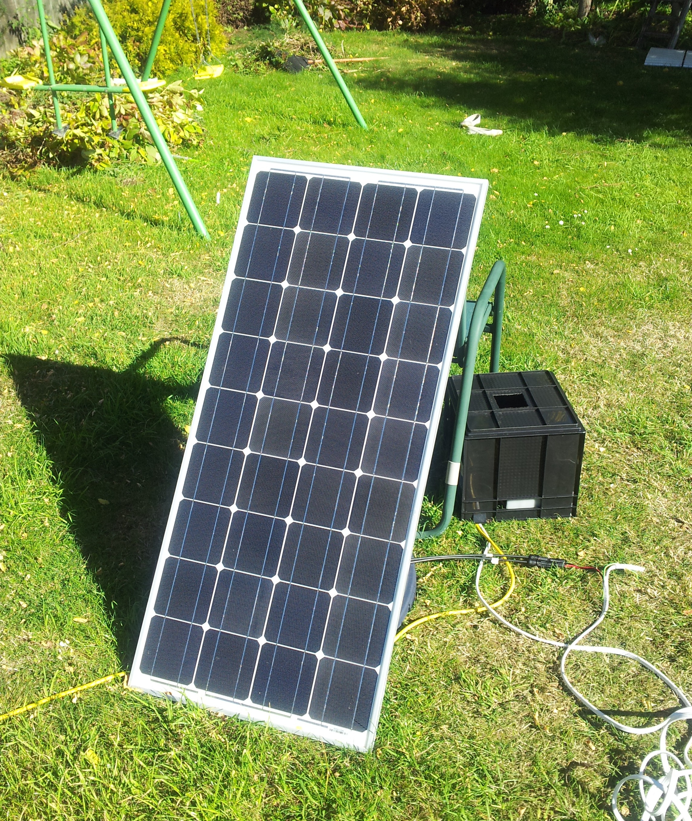 Prototype on the back lawn